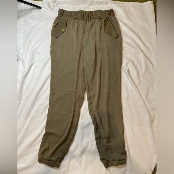 Michael Kors size medium green Harem pants - Picture 1 of 8